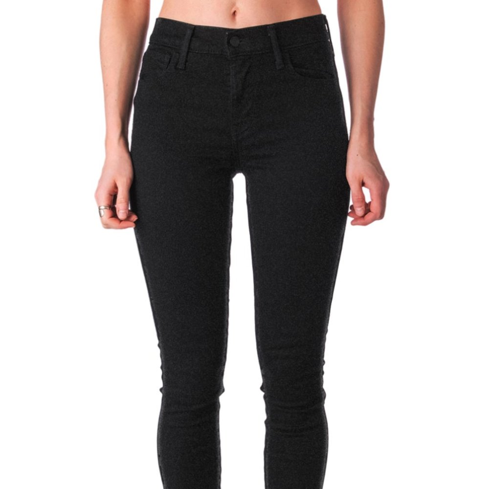 Levi's 720 high rise super skinny black jeans - Size 27